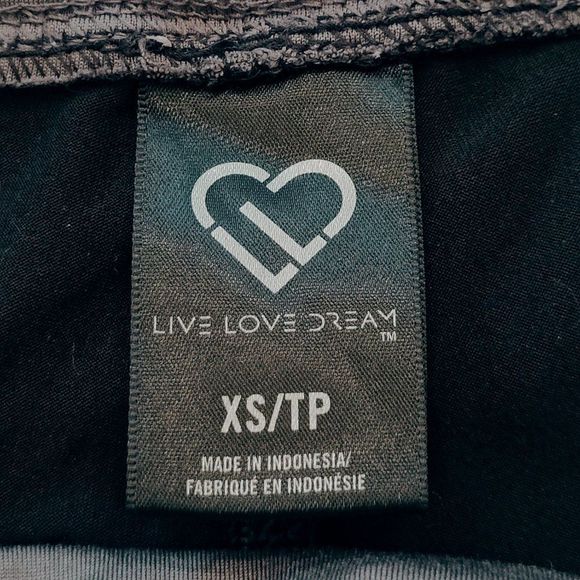 Live Love Dream Black Leggins -  Size XS - Picture 4 of 8